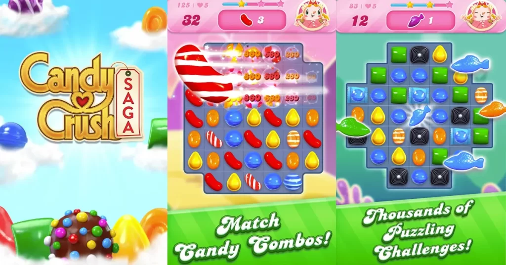 Candy Crush Saga Puzzle Game for Airplane Mode