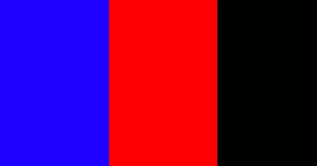 Red Blue Black