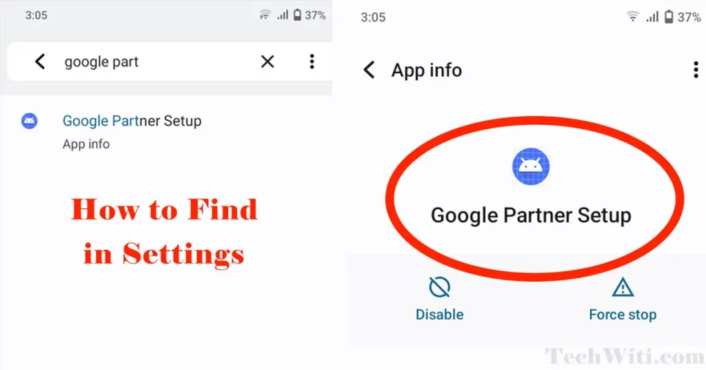 Google Partner Setup Android