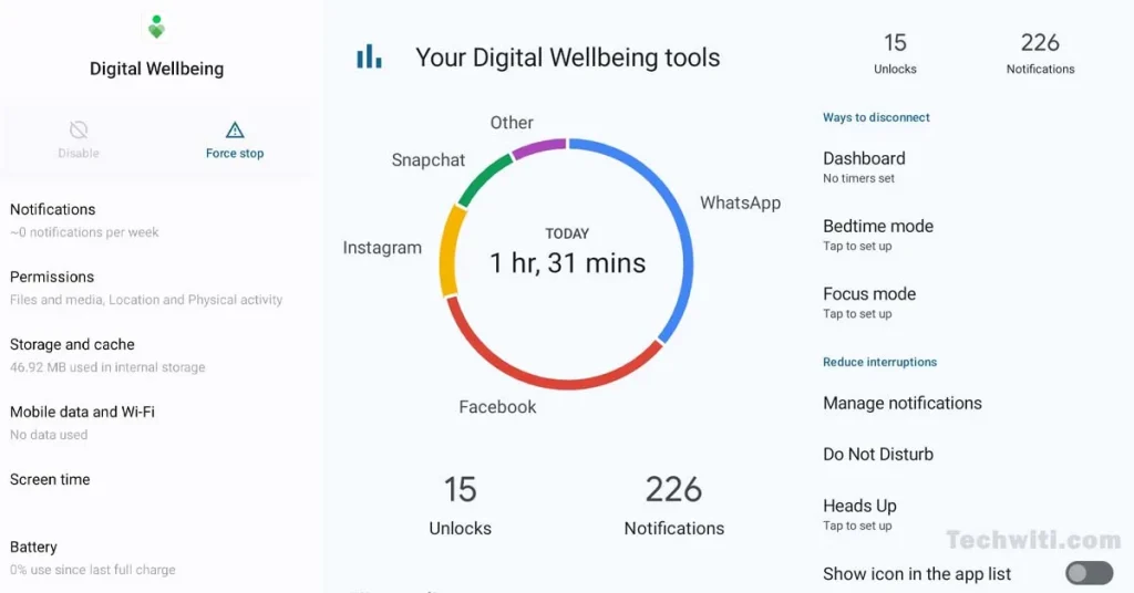 Digital Wellbeing App