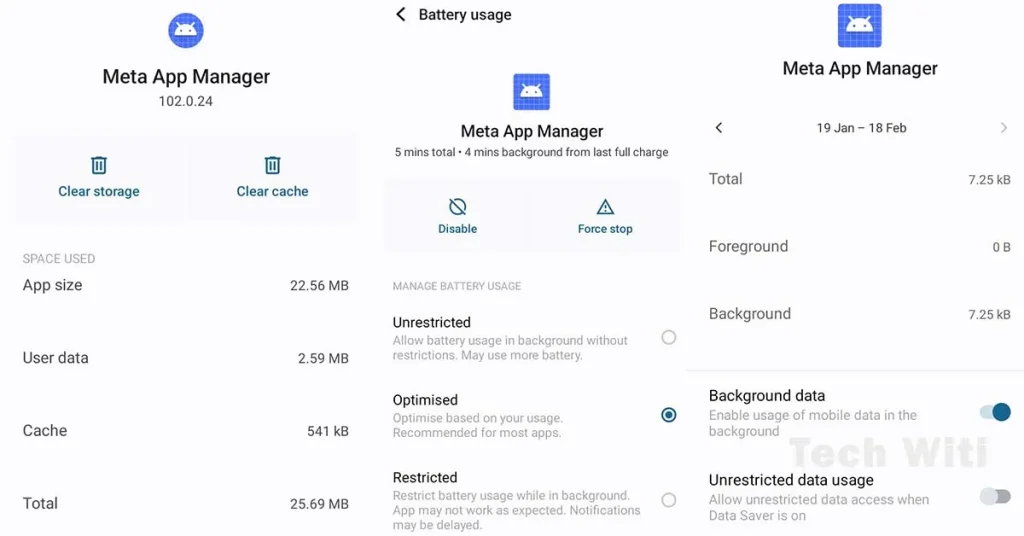 Meta App Manager Android Issues