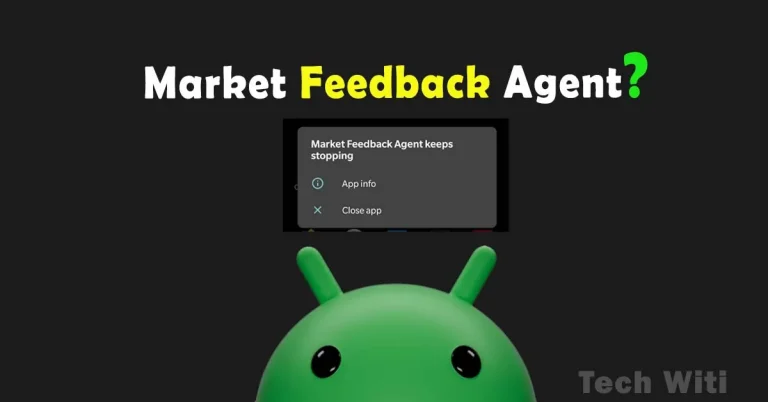 Market Feedback Agent on Android (Fix Keep Stopping Issue)